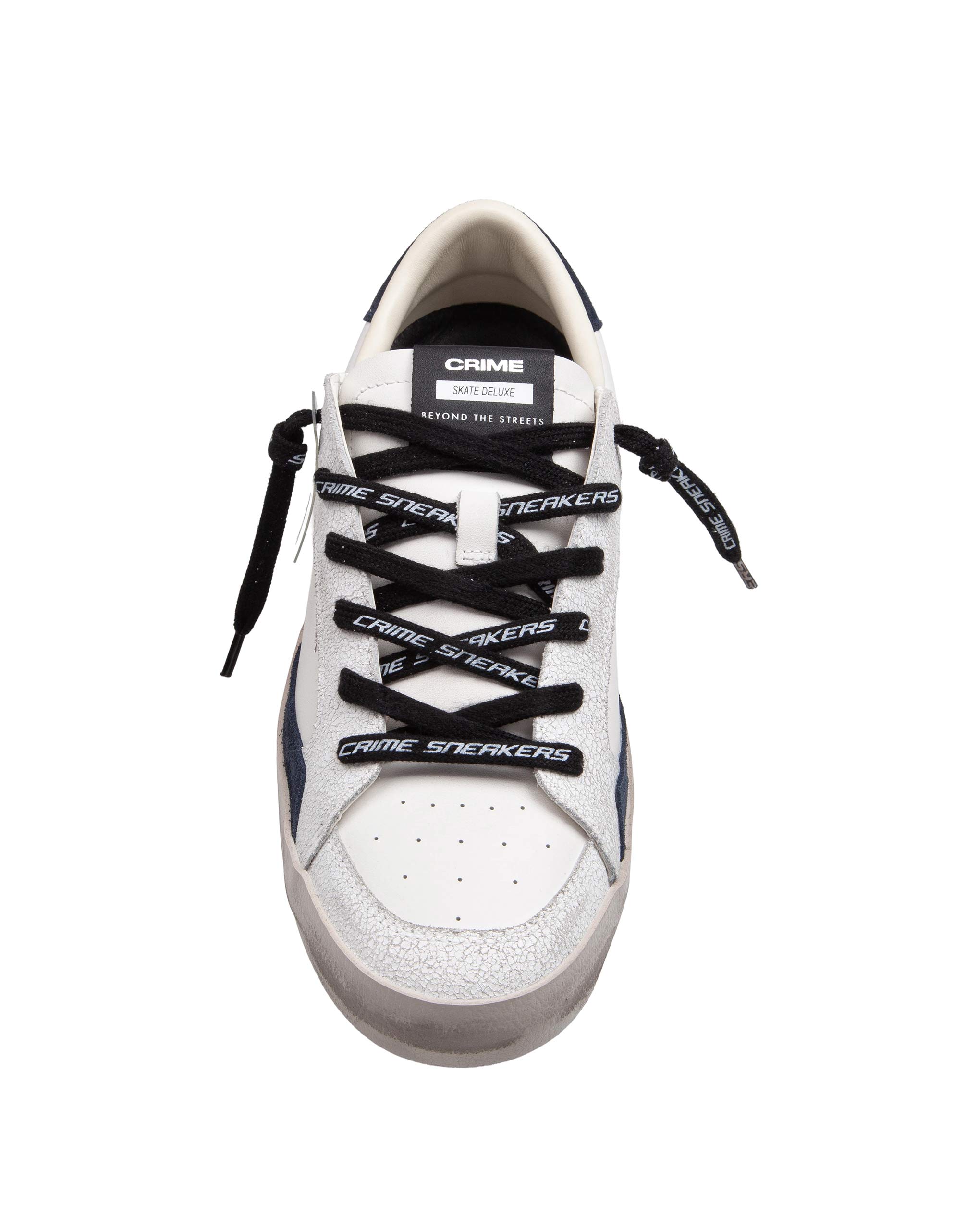 CRIME SK8 DELUXE LEATHER AND SUEDE SNEAKERS