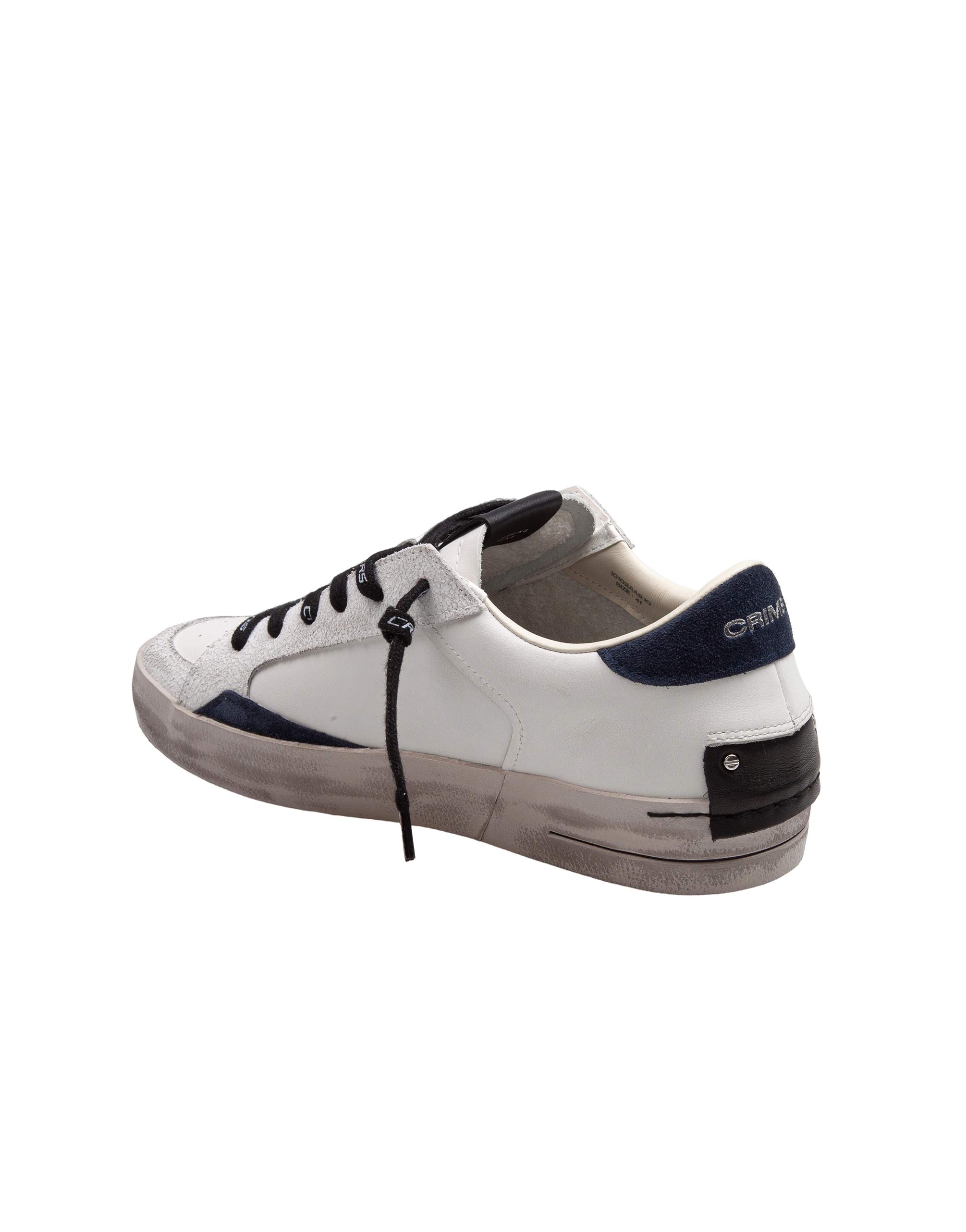 CRIME SK8 DELUXE LEATHER AND SUEDE SNEAKERS