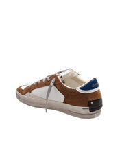 CRIME SK8 DELUXE LEATHER AND SUEDE SNEAKERS IN TAN