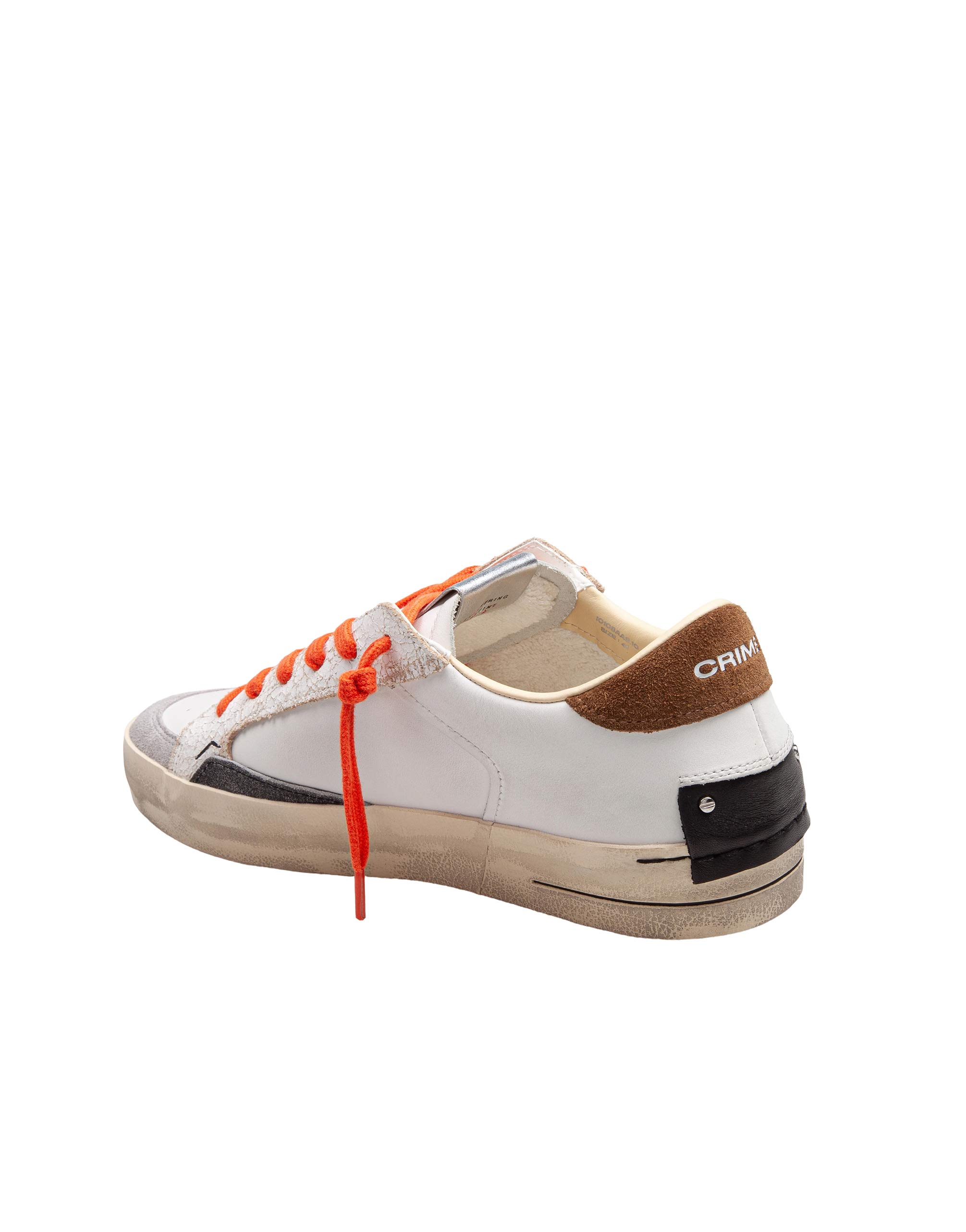 CRIME SNEAKERS SK8 DELUXE IN LEATHER AND SUEDE