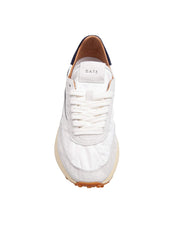D.A.T.E. ATLETA NYLON AND SUEDE SNEAKERS