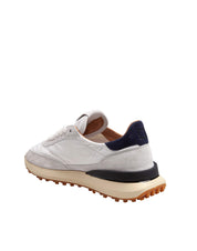 D.A.T.E. ATLETA NYLON AND SUEDE SNEAKERS