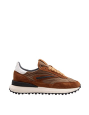 D.A.T.E. RUNNING SNEAKER IN NYLON AND LEATHER SUEDE