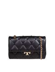 TORY BURCH SPANNA BUNNY KNOT QUILTED LEATHER BAG