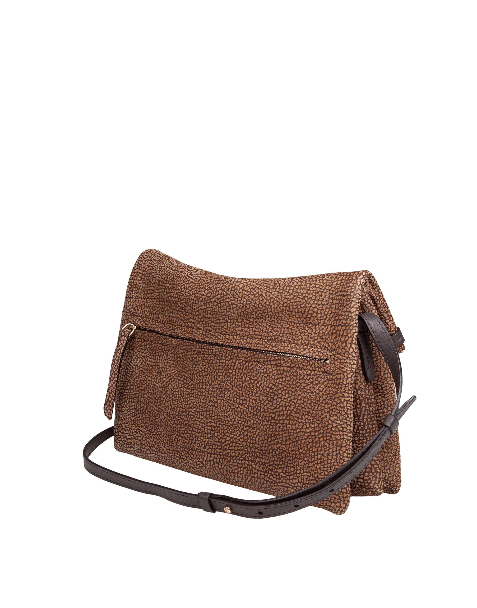 BORBONESE CROSSOVER BAG IN SUEDE OP
