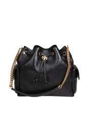 TORY BURCH CHARLIE QUILTED BUCKET BAG