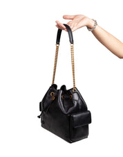 TORY BURCH CHARLIE QUILTED BUCKET BAG