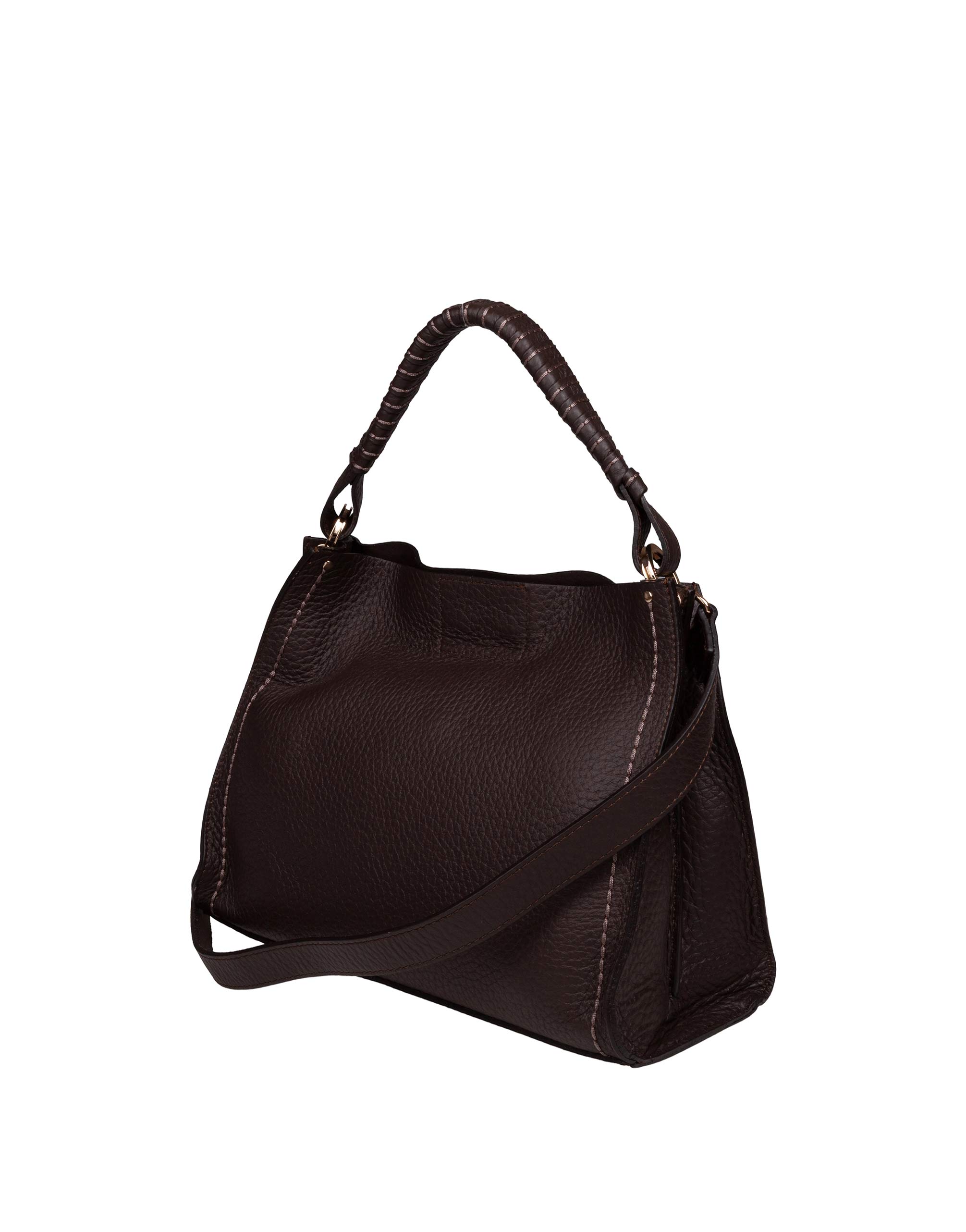 VISONA BORSA A MANO MIA IN PELLE T.MORO