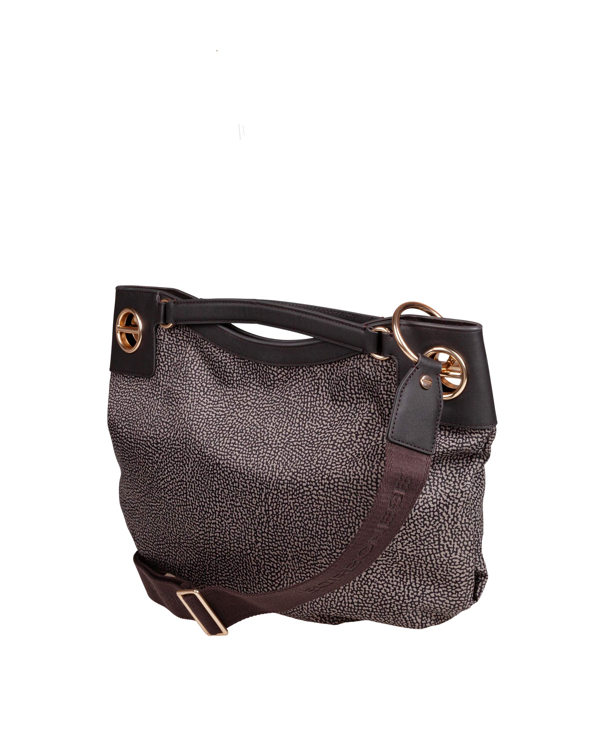 BORBONESE BORSA A MANO LONDON M IN TESSUTO OP