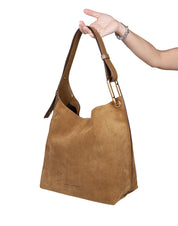 MARC JACOBS BORSA LARGE BUCKET IN SUEDE E PELLE