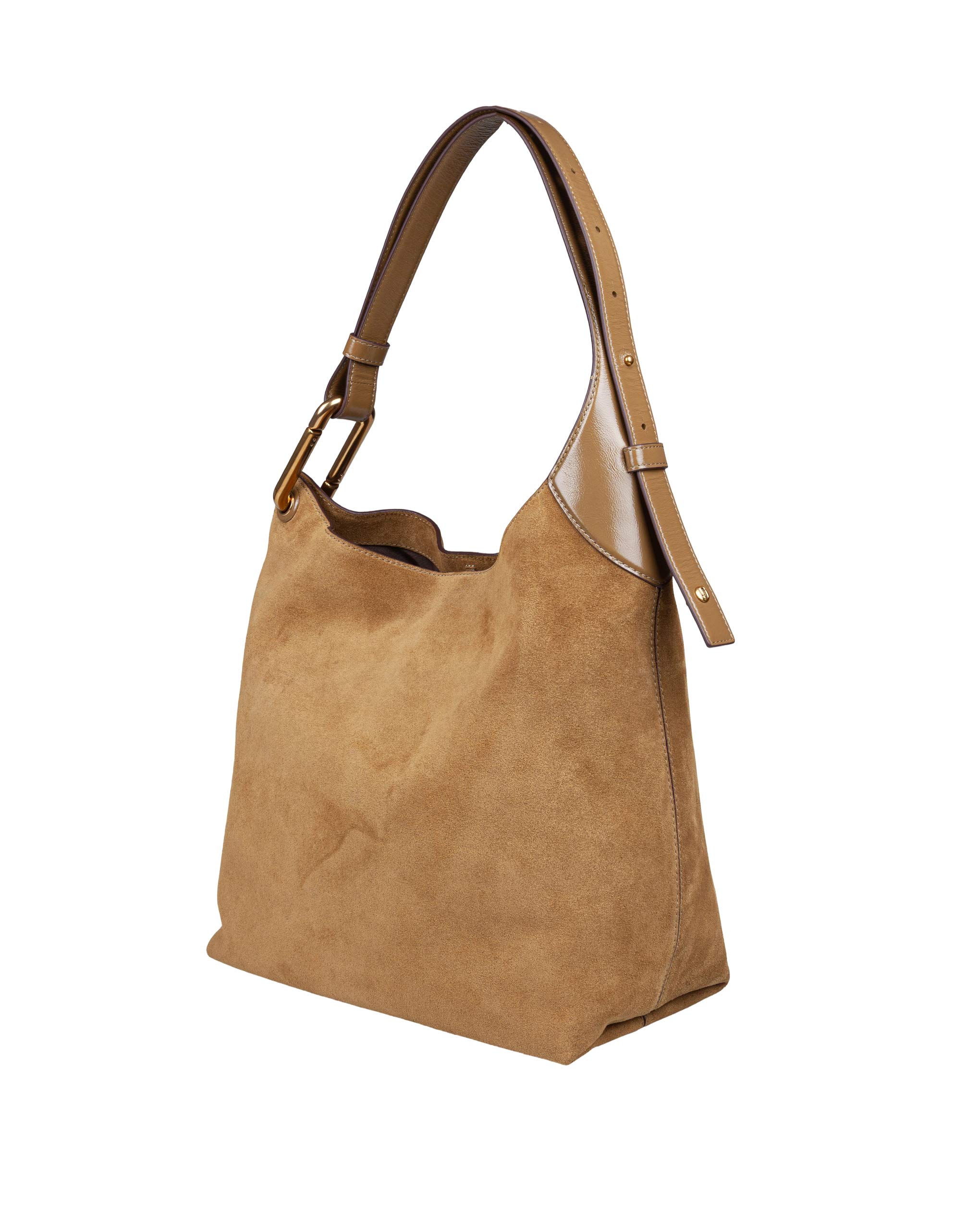MARC JACOBS BORSA LARGE BUCKET IN SUEDE E PELLE
