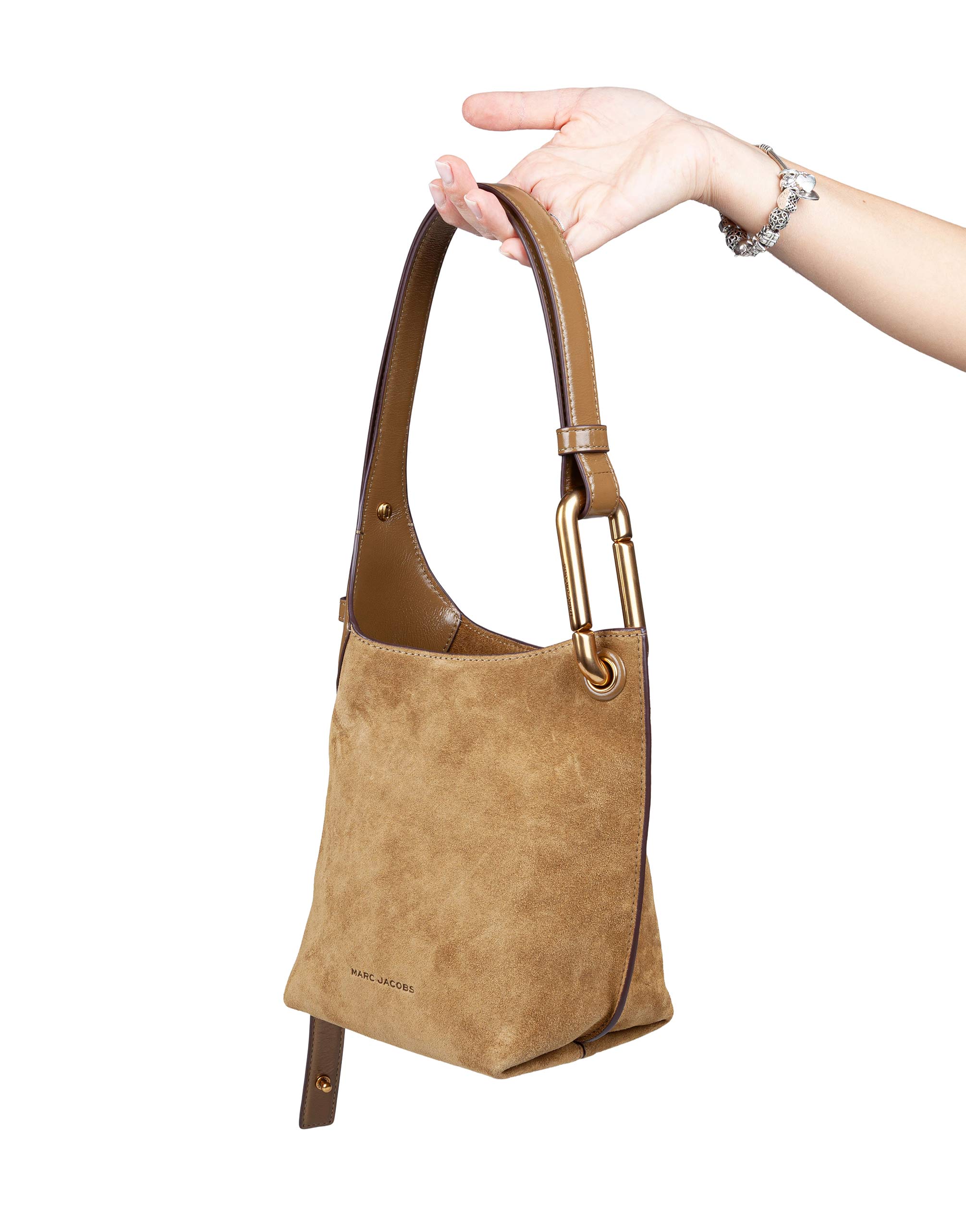 MARC JACOB SMALL BUCKET IN SUEDE E PELLE