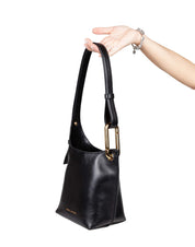 MARC JACOBS BORSA SMALL BUCKET IN PELLE NERA
