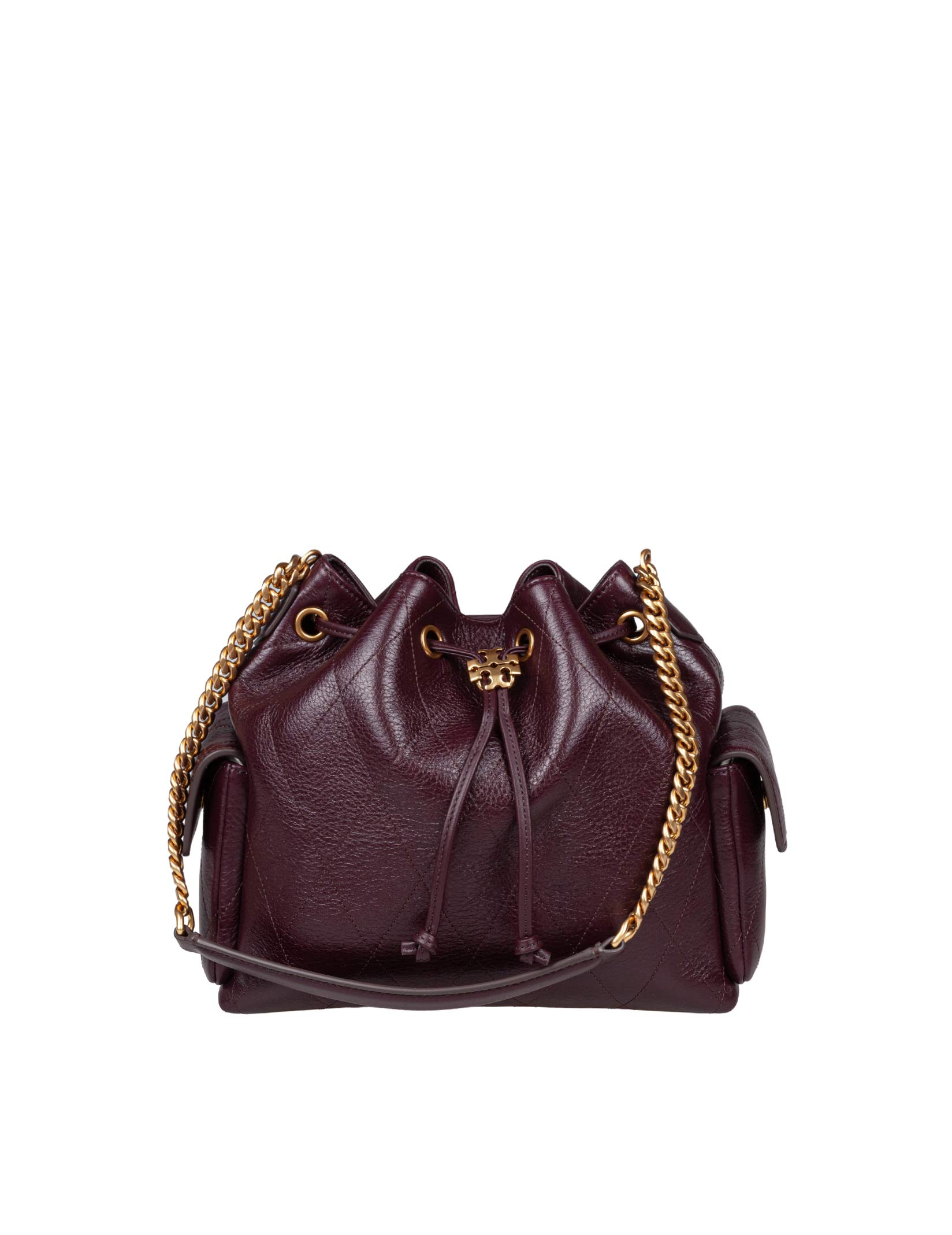 TORY BURCH BORSA SECCHIELLO CHARLIE QUILTED BORDEAUX