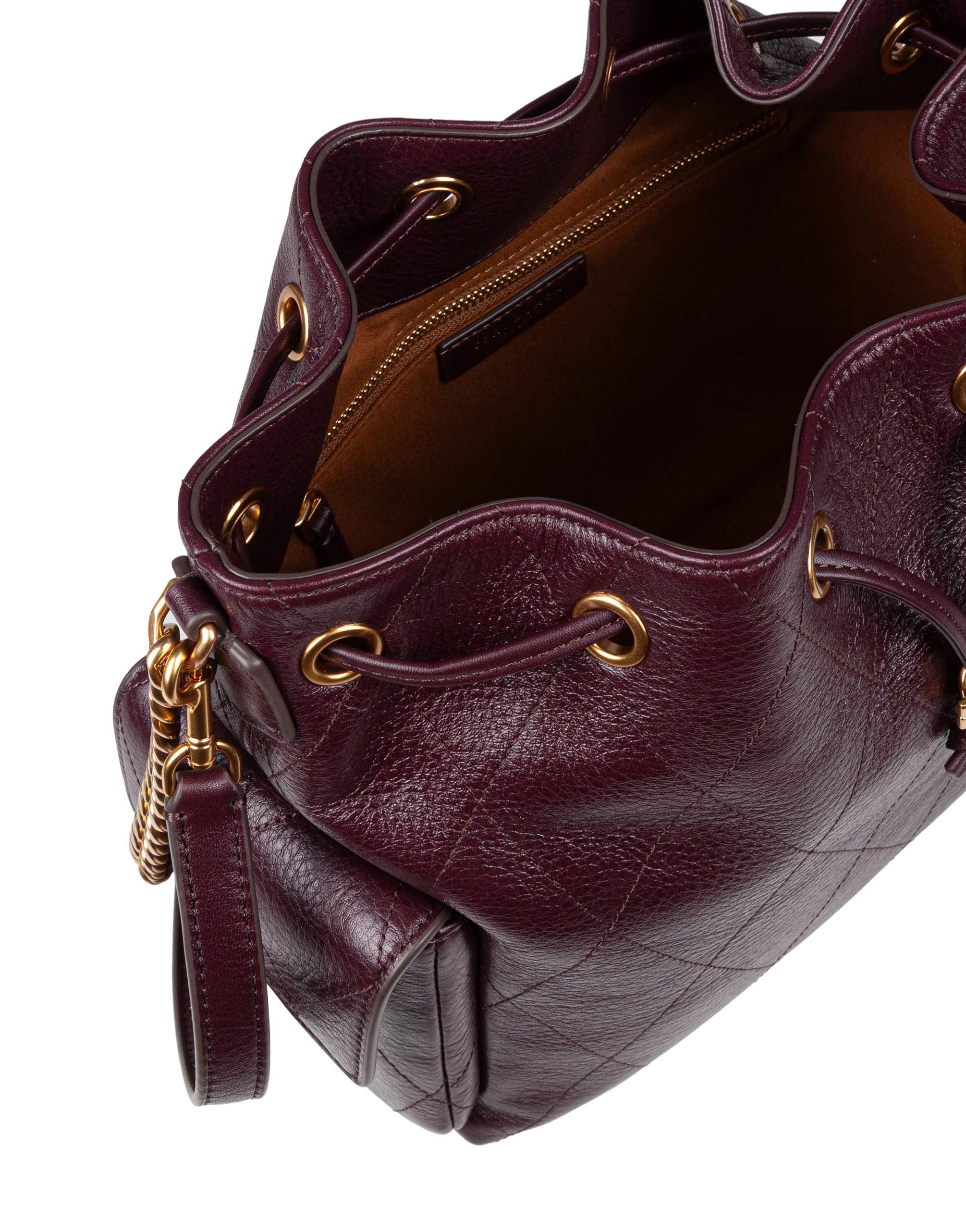 TORY BURCH BORSA SECCHIELLO CHARLIE QUILTED BORDEAUX
