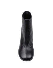 AGL TINA BOOTIE BLACK LEATHER ANKLE BOOT