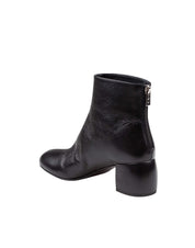 AGL TINA BOOTIE BLACK LEATHER ANKLE BOOT