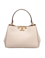 TORY BURCH ELEANOR SOFT MINI SATCHEL IN PELLE STONE