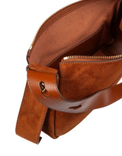 TORY BURCH BORSA A SPALLA ROMY IN SUEDE COLORE PARK BENCH