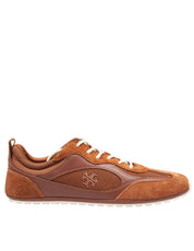 TORY BURCH SNEAKERS FIELD IN SUEDE COLORE COGNAC