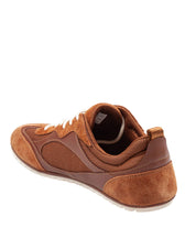 TORY BURCH SNEAKERS FIELD IN SUEDE COLORE COGNAC