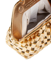 THE MOIRE TIA MICRO WEAVED STRAW LAMINATED