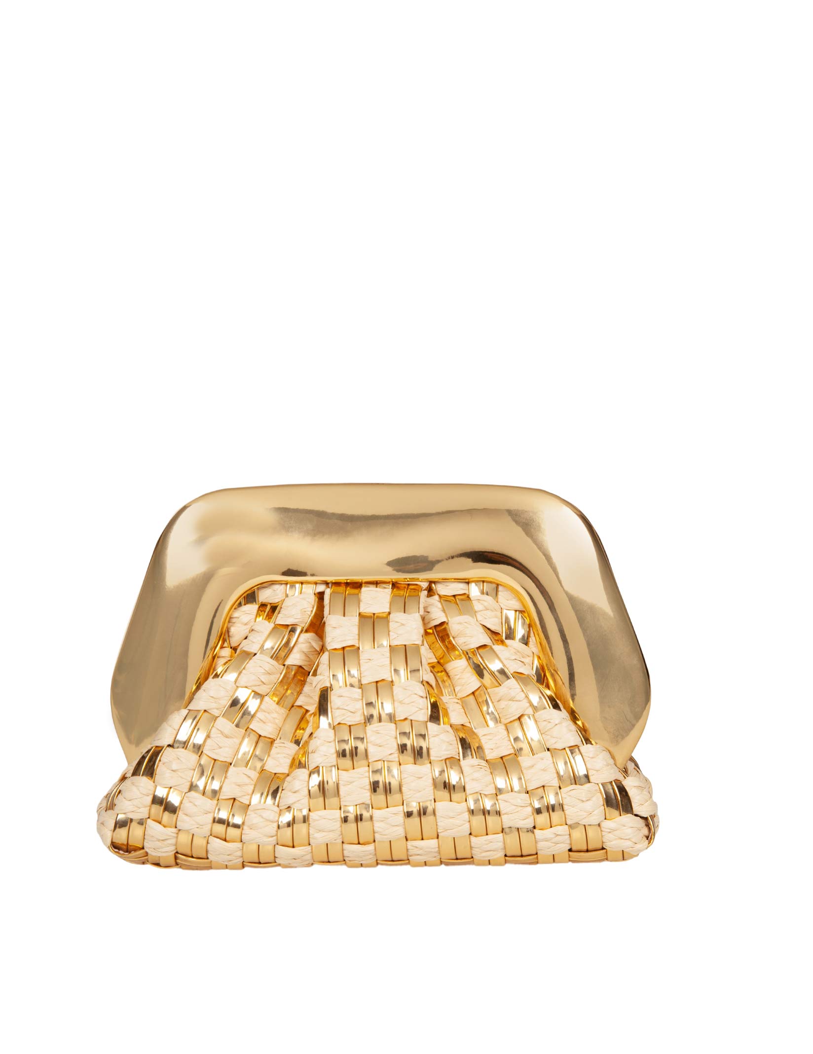 THE MOIRE GEA MICRO WEAVED STRAW LAMINATED