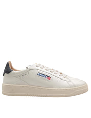 AUTRY SNEAKERS DALLAS LOW IN PELLE COLORE BIANCO CREMA E BLU