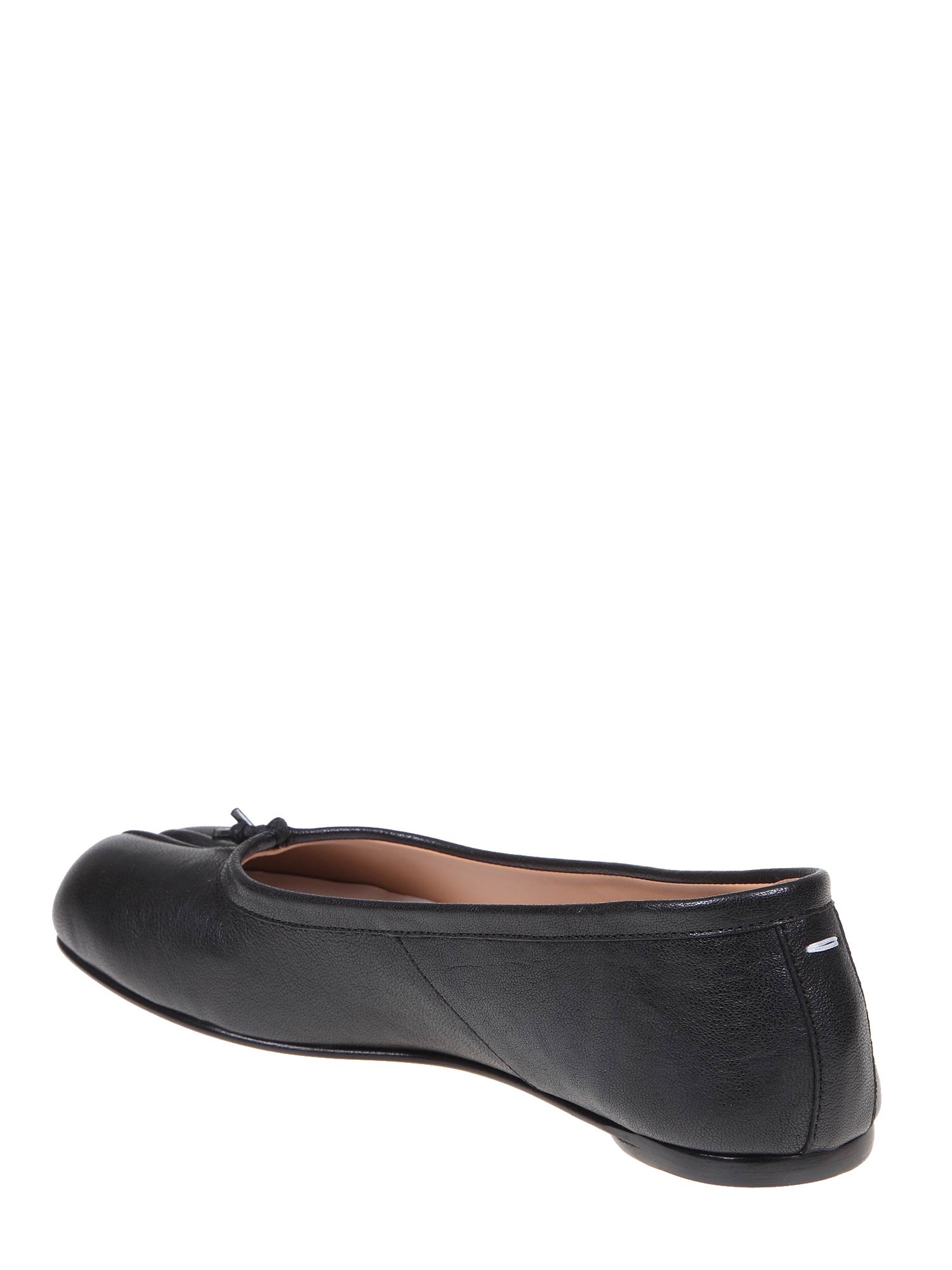 MAISON MARGIELA BALLERINA TABI IN PELLE NERA
