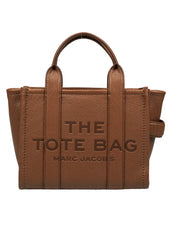 MARC JACOBS THE SMALL TOTE IN PELLE ARGAN