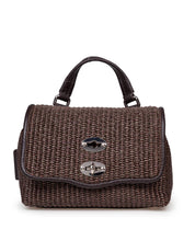 ZANELLATO POSTINA VIMINI BABY IN IN RAFIA COLORE MARRONE