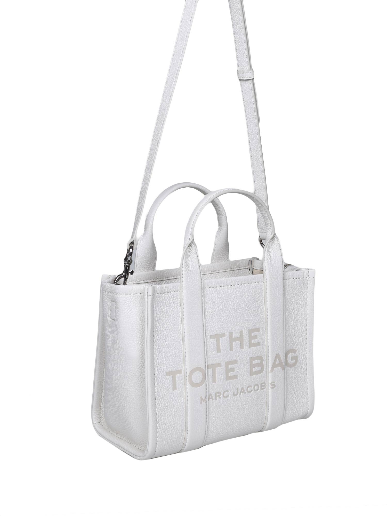 MARC JACOB THE SMALL TOTE IN PELLE COTTON