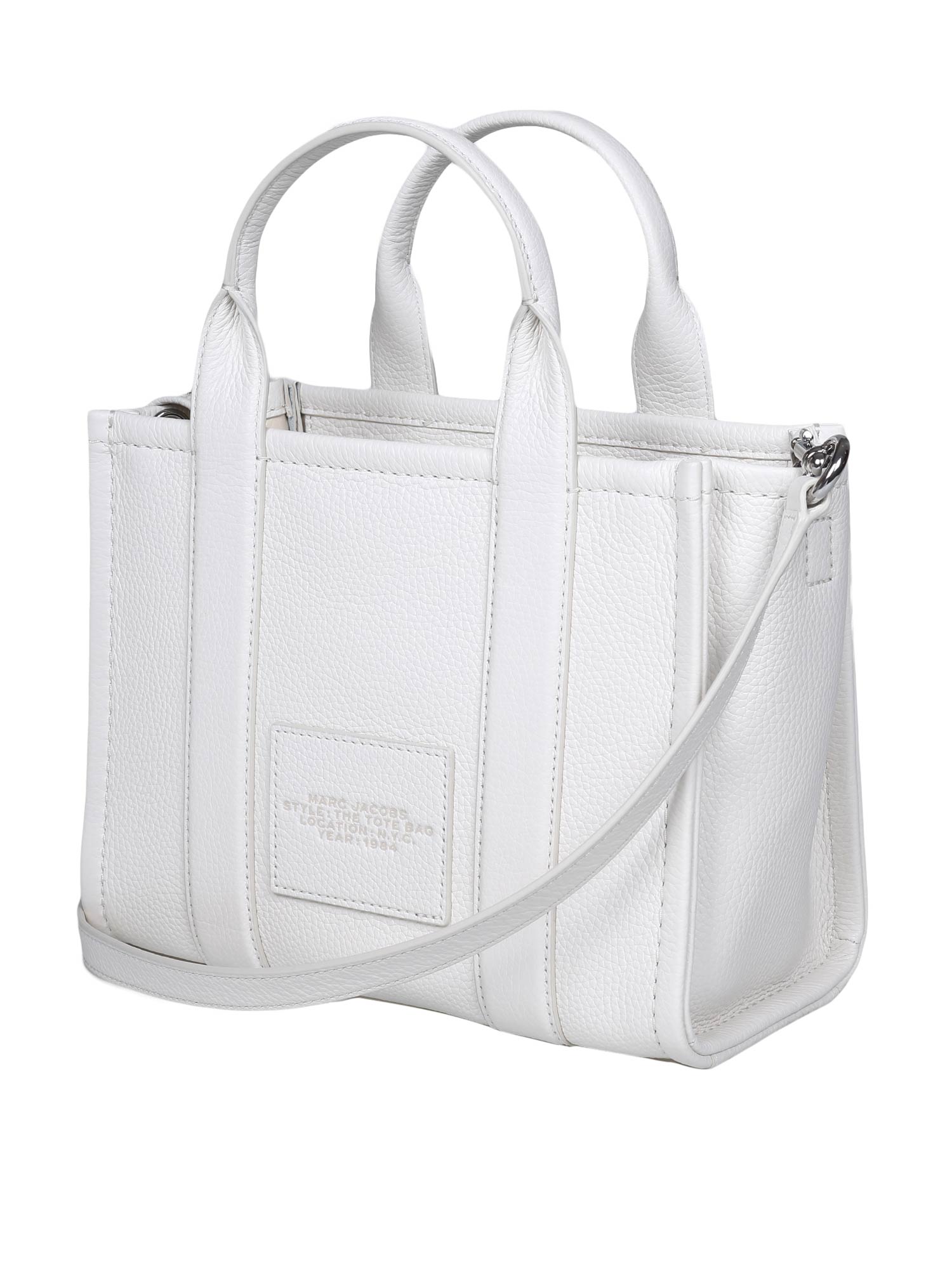 MARC JACOB THE SMALL TOTE IN PELLE COTTON