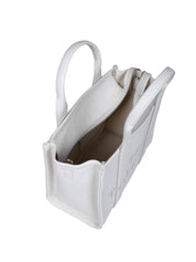 MARC JACOB THE SMALL TOTE IN PELLE COTTON