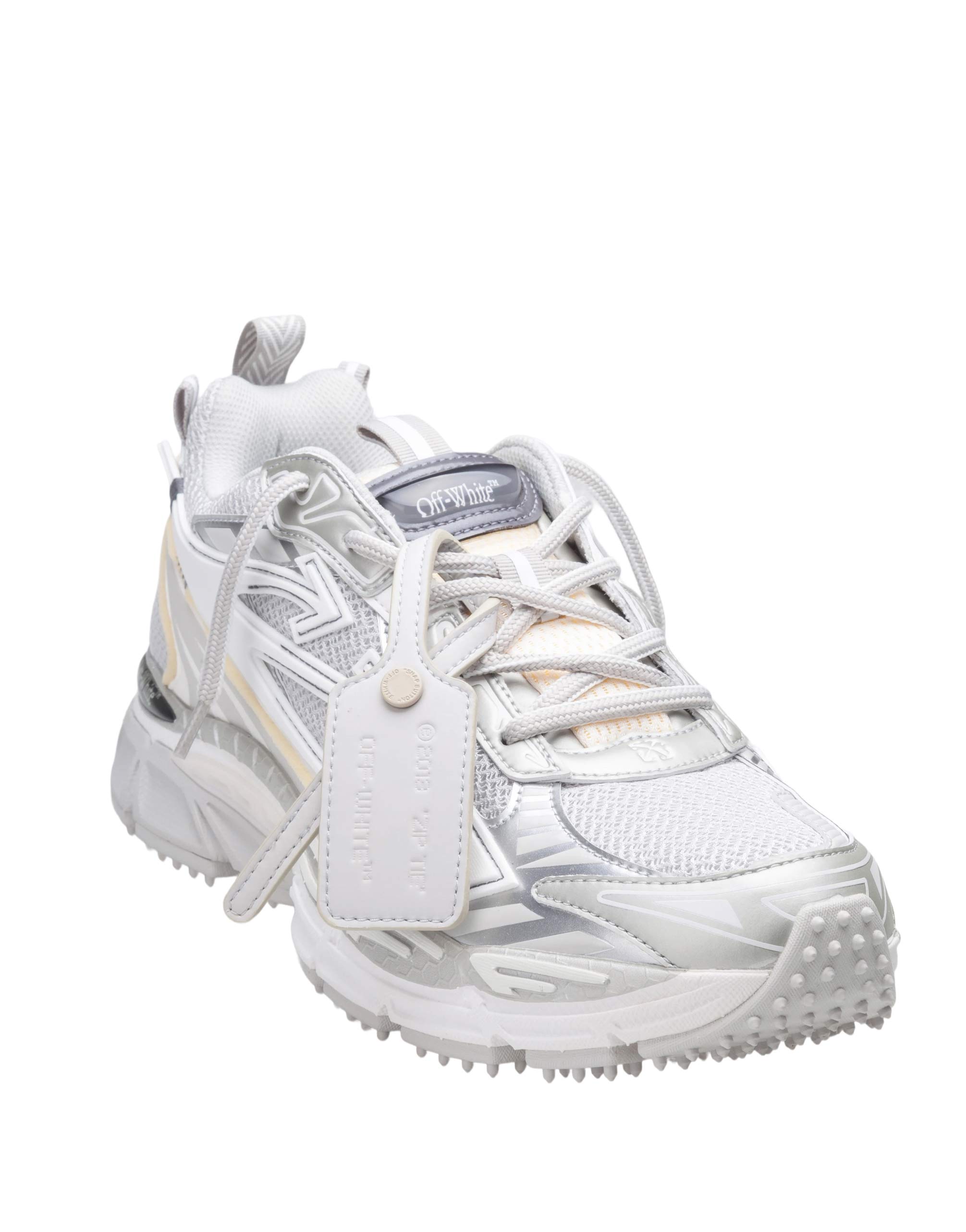 OFF WHITE SNEAKERS OUT OF OFFICE IN COLORE GRIGIO E BIANCO