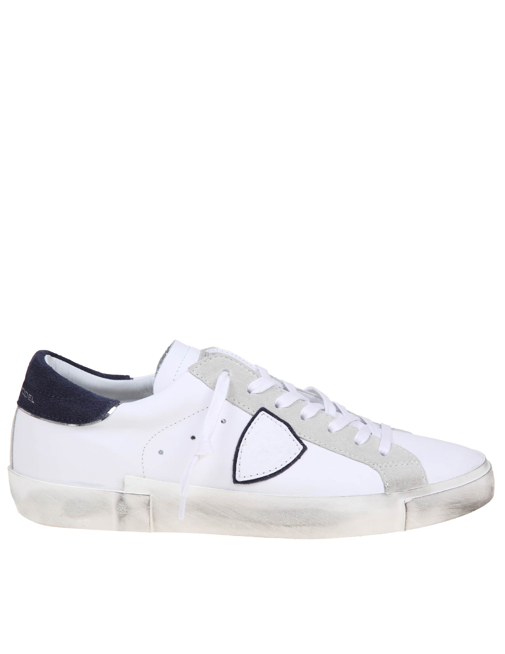 PHILIPPE MODEL PRSX LOW LEATHER SNEAKERS