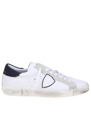 PHILIPPE MODEL PRSX LOW LEATHER SNEAKERS