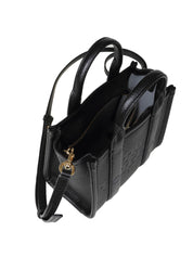 MARC JACOB THE SMALL TOTE IN BLACK LEATHER