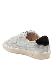 AUTRY SNEAKERS SNEAKERS WINDSCAPE IN SUEDE LAMINATA COLORE ARGENTO