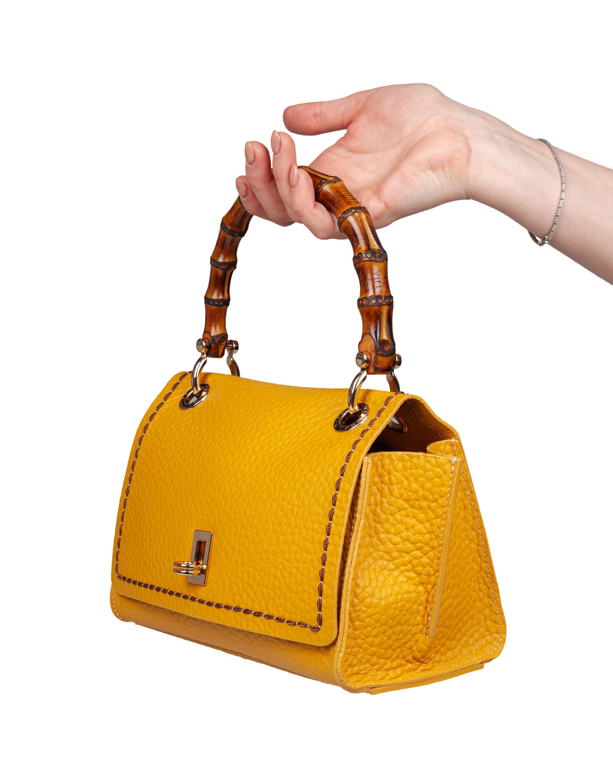 VISONA' POSILLIPO YELLOW LEATHER