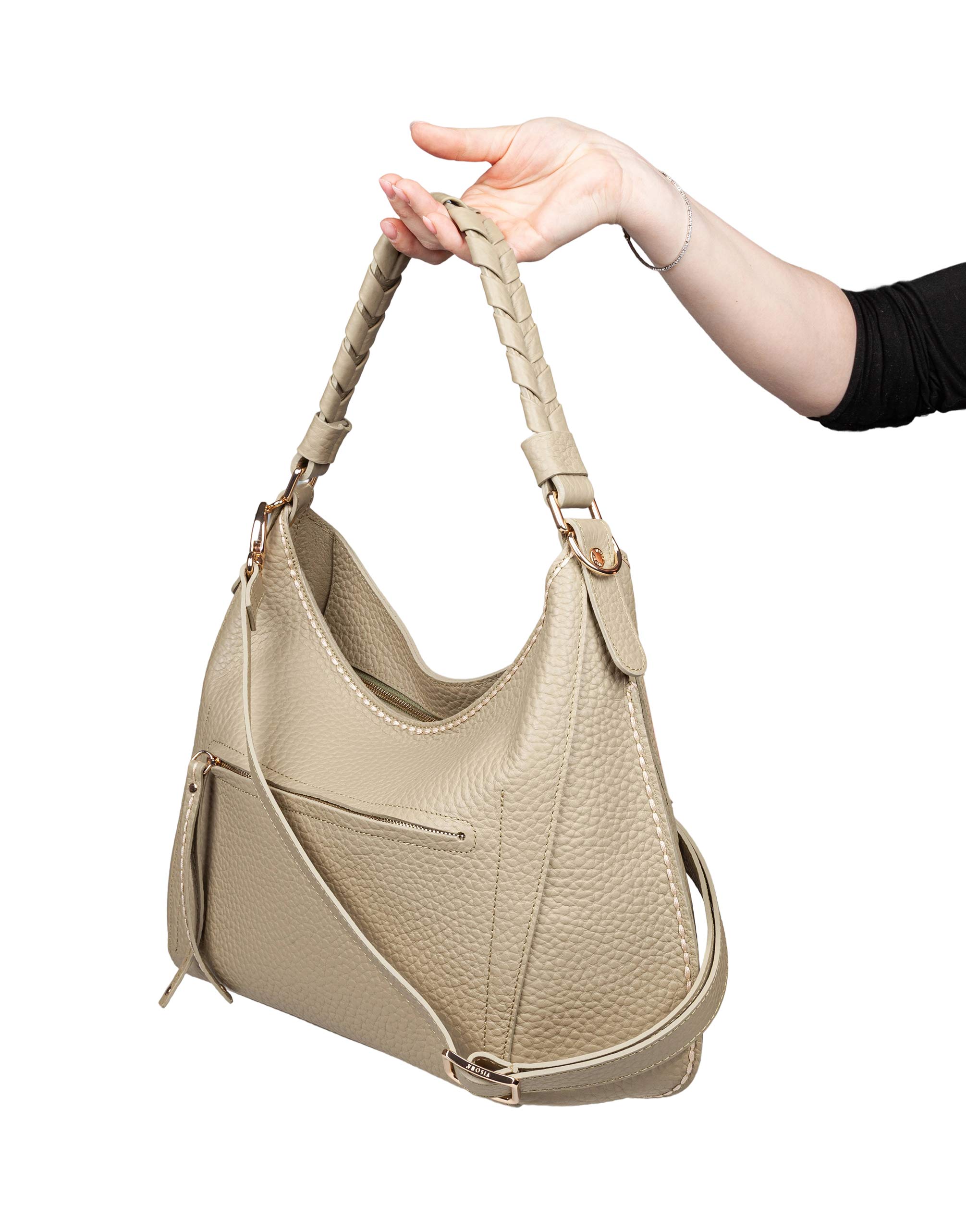 VISONA' MIA SHOULDER BAG SAGE GREEN