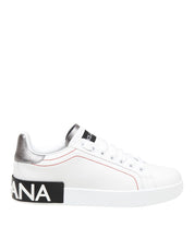 DOLCE & GABBANA SNEAKERS PORTOFINO IN PELLE CON LOGO