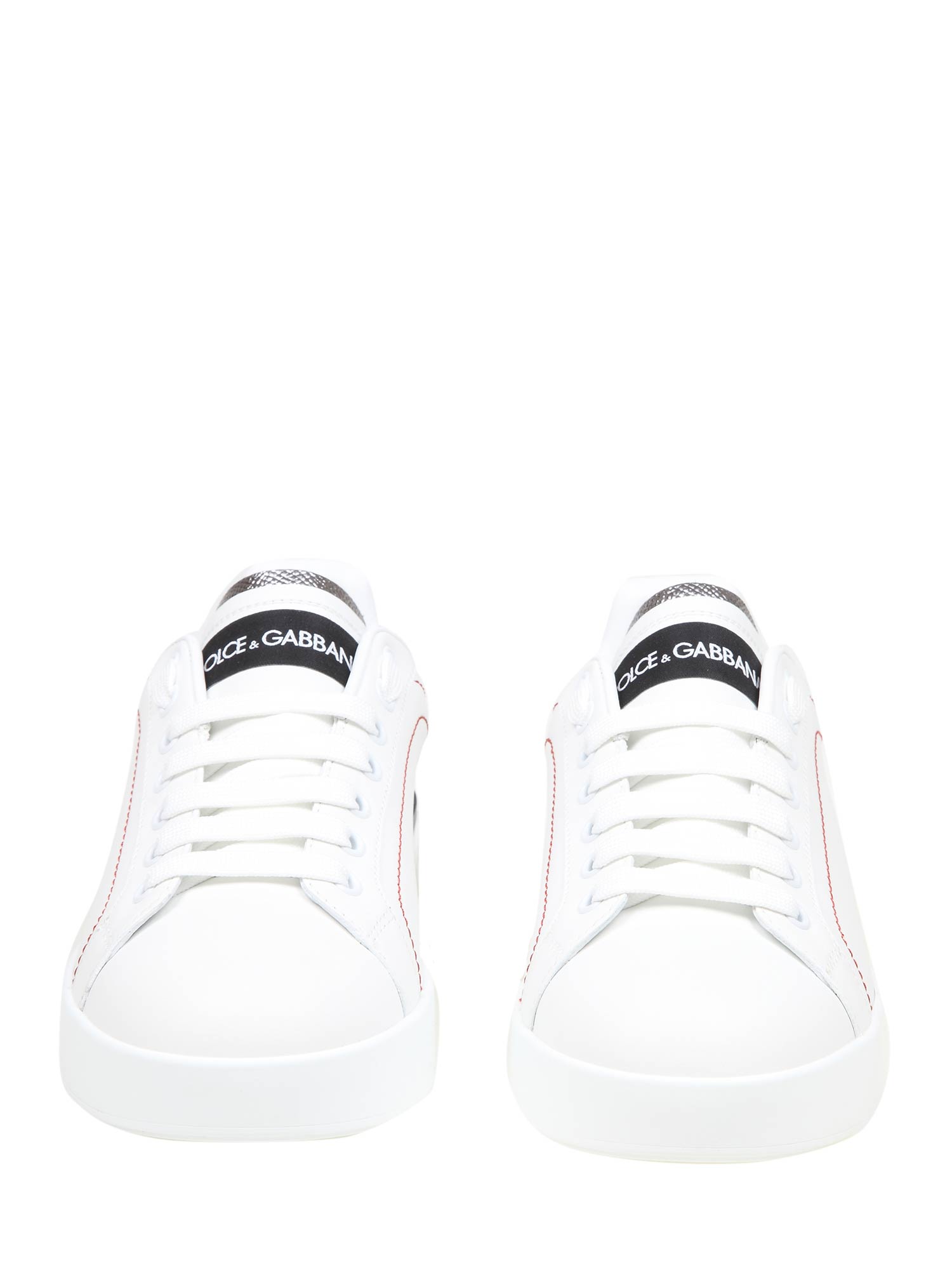 DOLCE & GABBANA SNEAKERS PORTOFINO IN PELLE CON LOGO