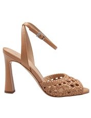 MICHAEL KORS ROSIE HIGH LEATHER SANDAL
