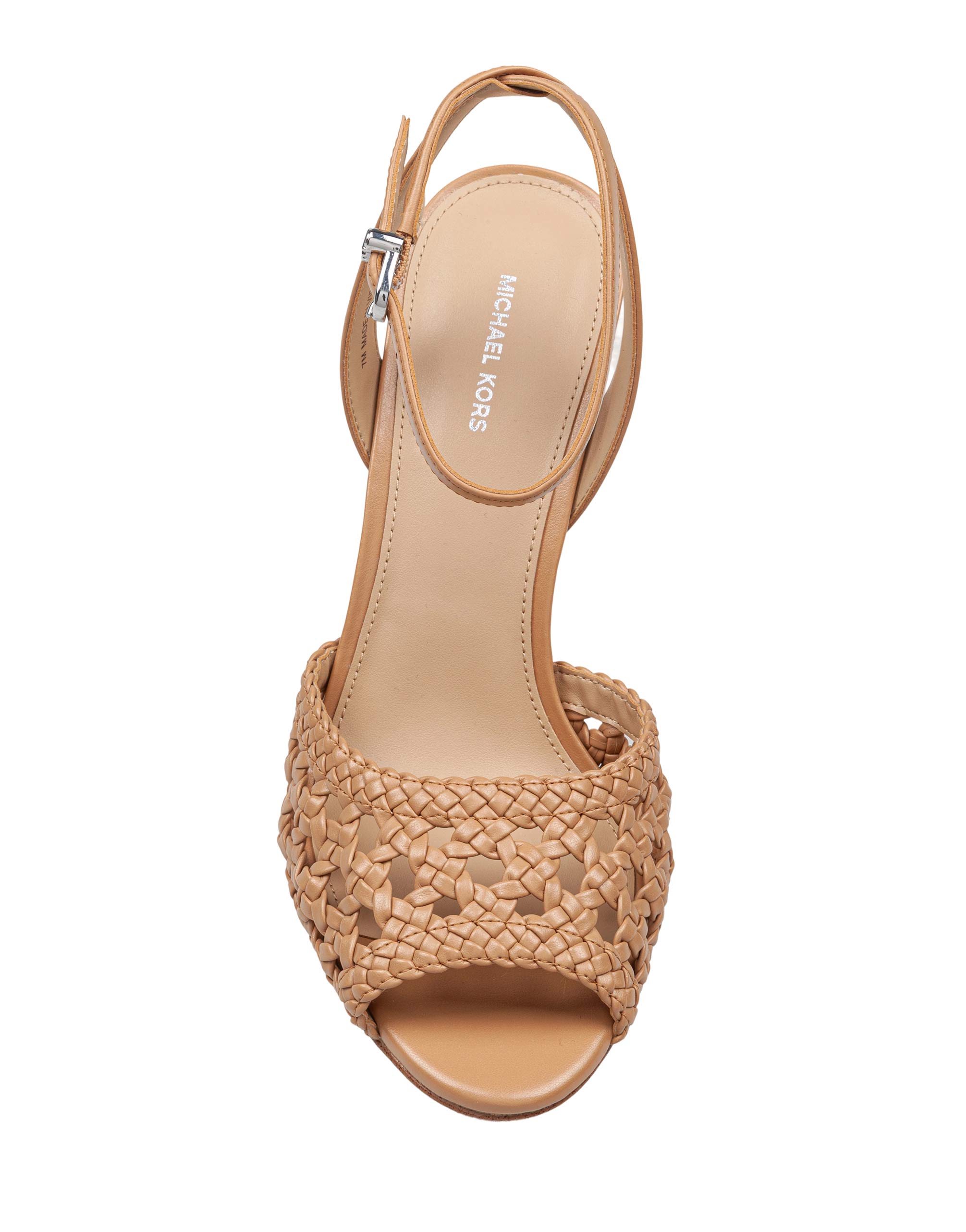 MICHAEL KORS ROSIE HIGH LEATHER SANDAL