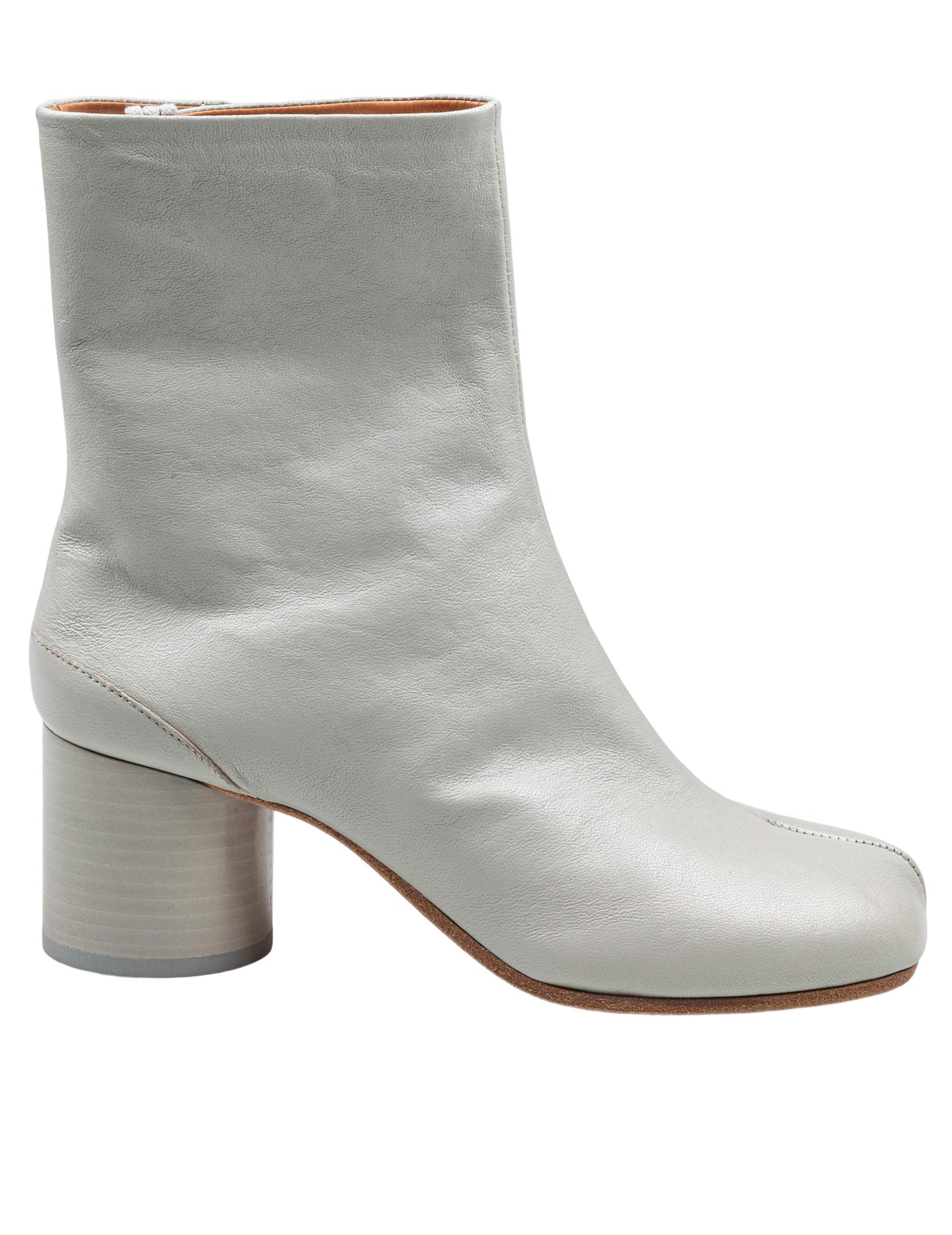MAISON MARGIELA TRONCHETTO TABI IN PELLE GRIGIO