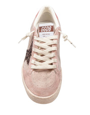 GOLDEN GOOSE SNEAKERS BALLSTAR IN PELLE SCAMOSCIATA ROSA
