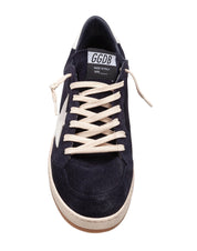 GOLDEN GOOSE SNEAKERS BALLSTAR IN SUEDE DARK BLUE