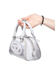 DIESEL CROSSBODY 1DR DOME MINI IN COLORE SILVER