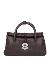 ZANELLATO DOTTA CENTAURO S IN HAMMERED LEATHER BROWN CASTLE MONTE